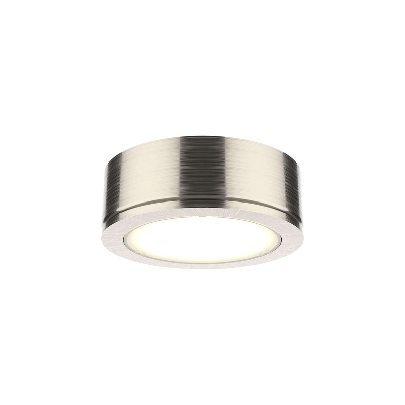 120V 5CCT PowerLED Puck Satin Nickel