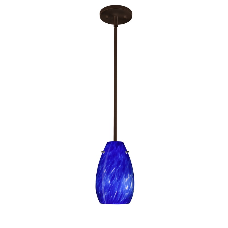 Besa 1TT-412686-LED-BR Pera One Light Pendant Bronze