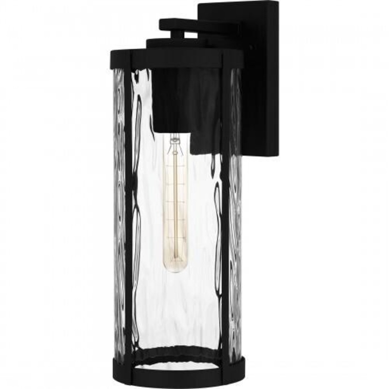 Quoizel CLP8406MBK Culpo Outdoor wall 1 light matte black. Outdoor Lantern