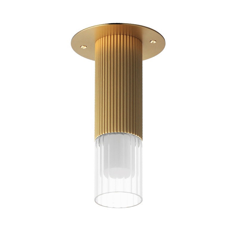Reeds LED Flush Mount Gold