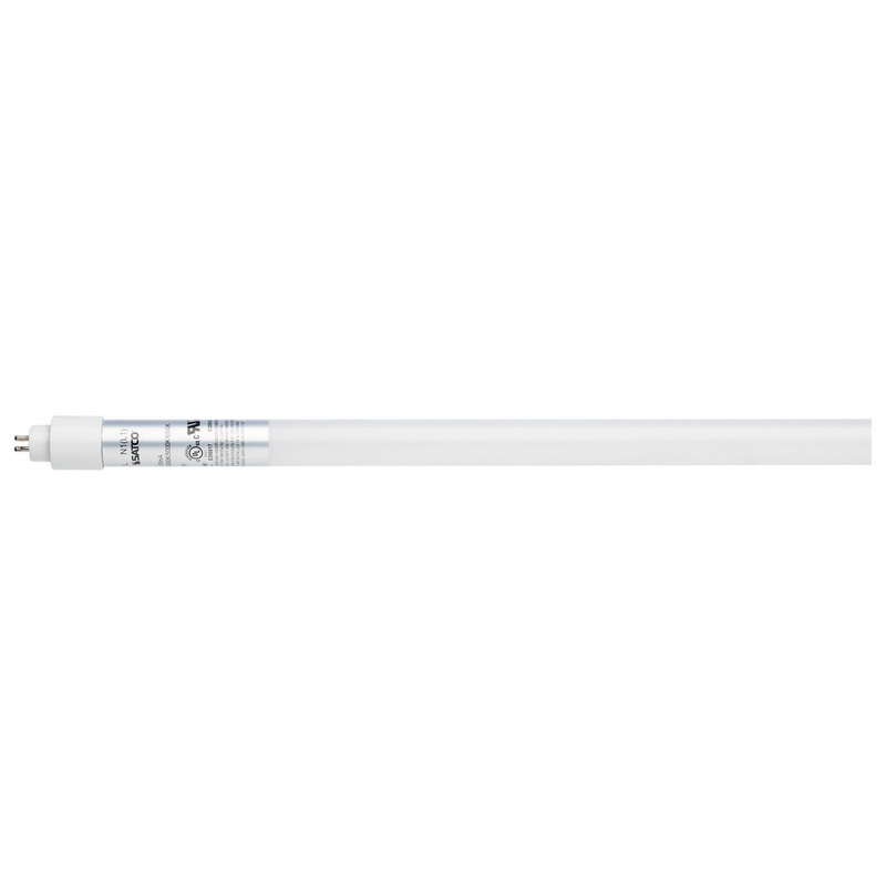 16 Watt 3 Foot T5 LED – CCT Selectable – G5 Base – Type B – Ballast Bypass – Single or Double Ended Wiring – White Finish – 120-277 Volt Light Bulb by Satco