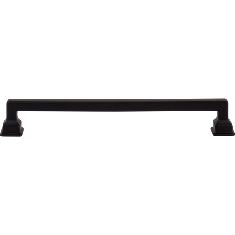 Atlas Homewares Erika Pull 7 9/16 Inch (c-c) Matte Black