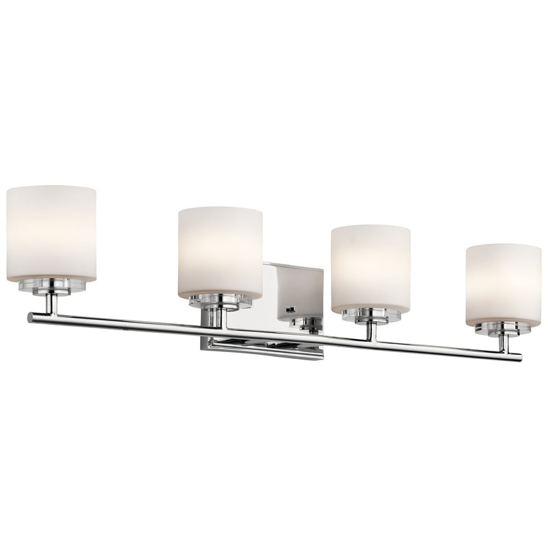 Kichler 45503CH Four Light Bath, Chrome