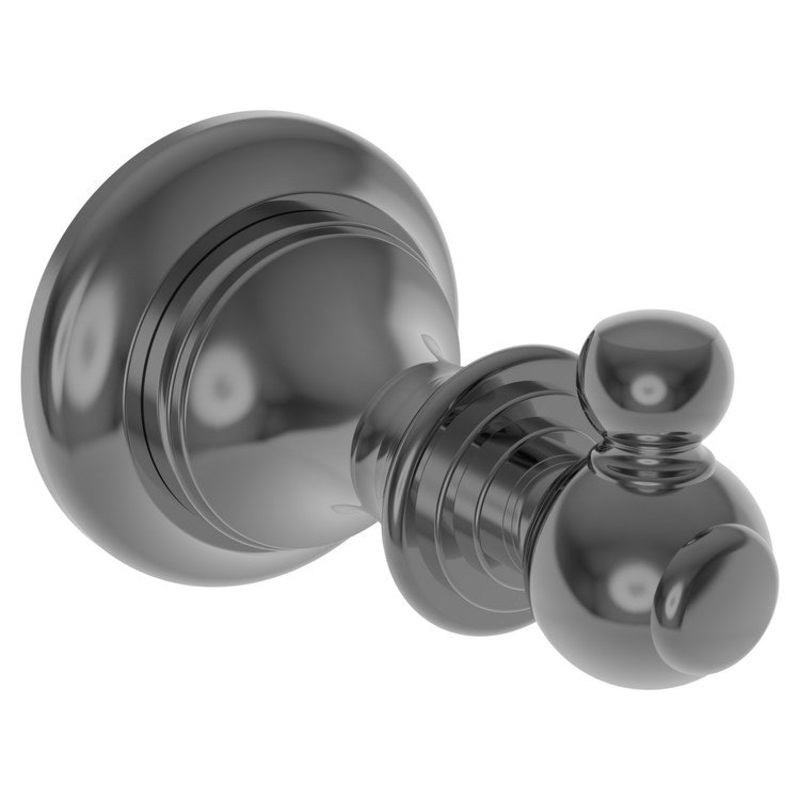 Robe Hook Sutton Single Midnight Chrome 3-5/16 Inch Wall Mount Brass