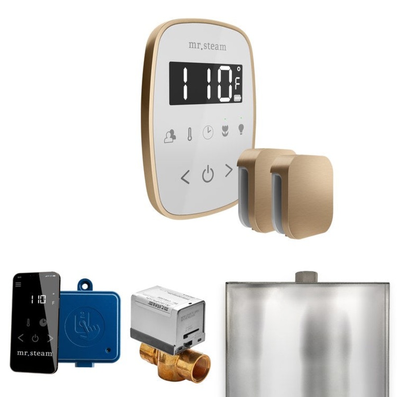 Steam Kit ButlerFlex Max White/Brushed Bronze Control Package for MS4/MS5/MX6