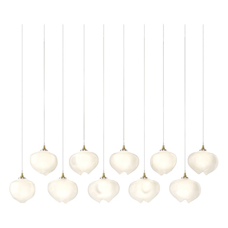 Ume 10-Light Pendant Modern Brass