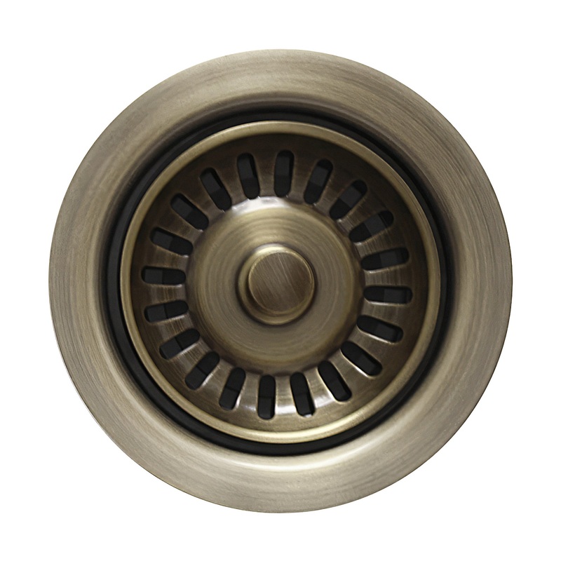 3 1/2″ Waste Disposer Trim with Matching Basket Strainer for Deep Fireclay Sinks