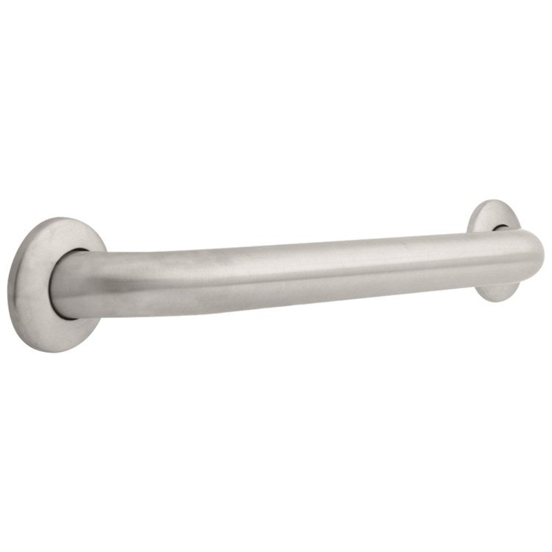 Grab Bar 18 Inch ADA Concealed Brilliance Stainless Steel 1-1/2 Inch