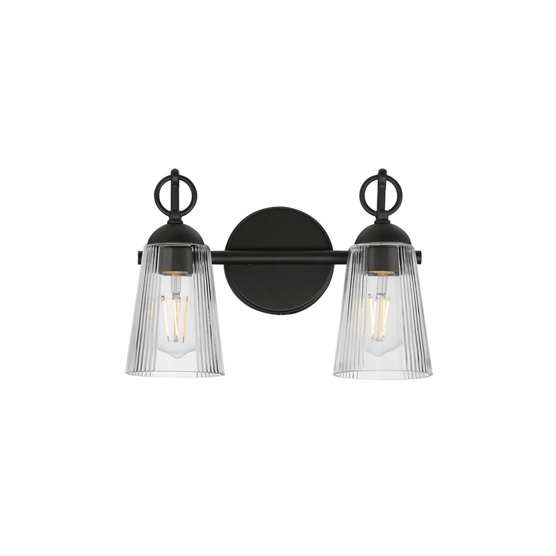 Jackson Hole 2-Light Wall Sconce Black