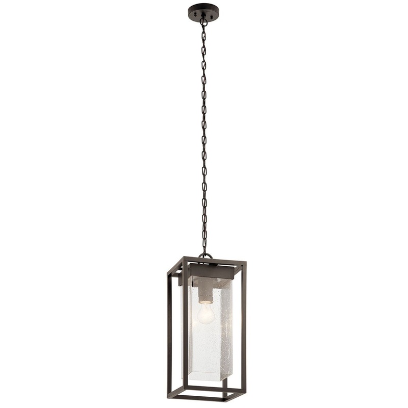 Kichler 59064OZ One Light Outdoor Pendant, Olde Bronze