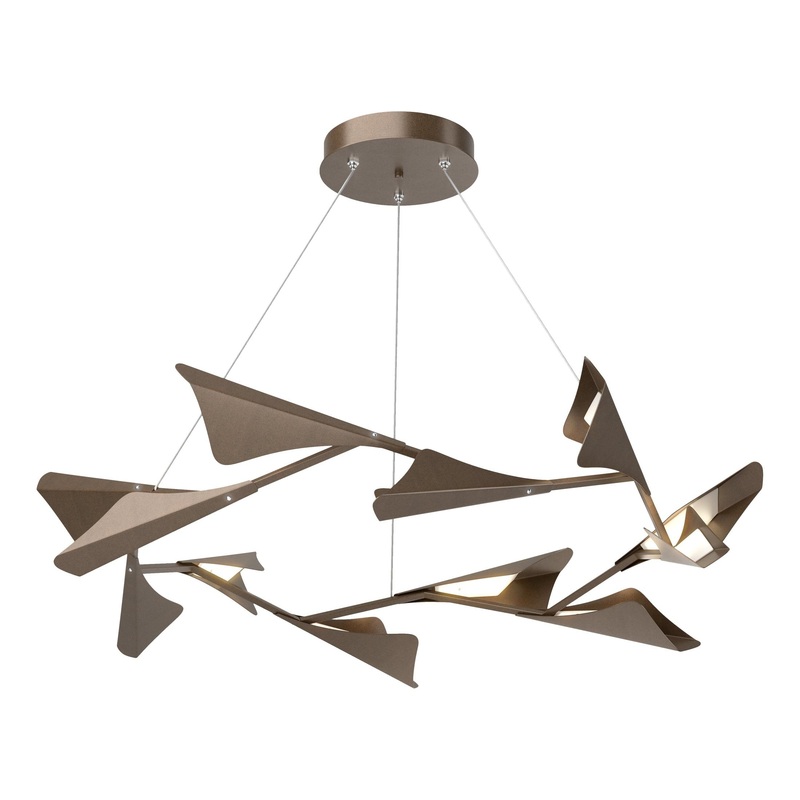 Plume 12-Light LED Pendant Bronze Bronze