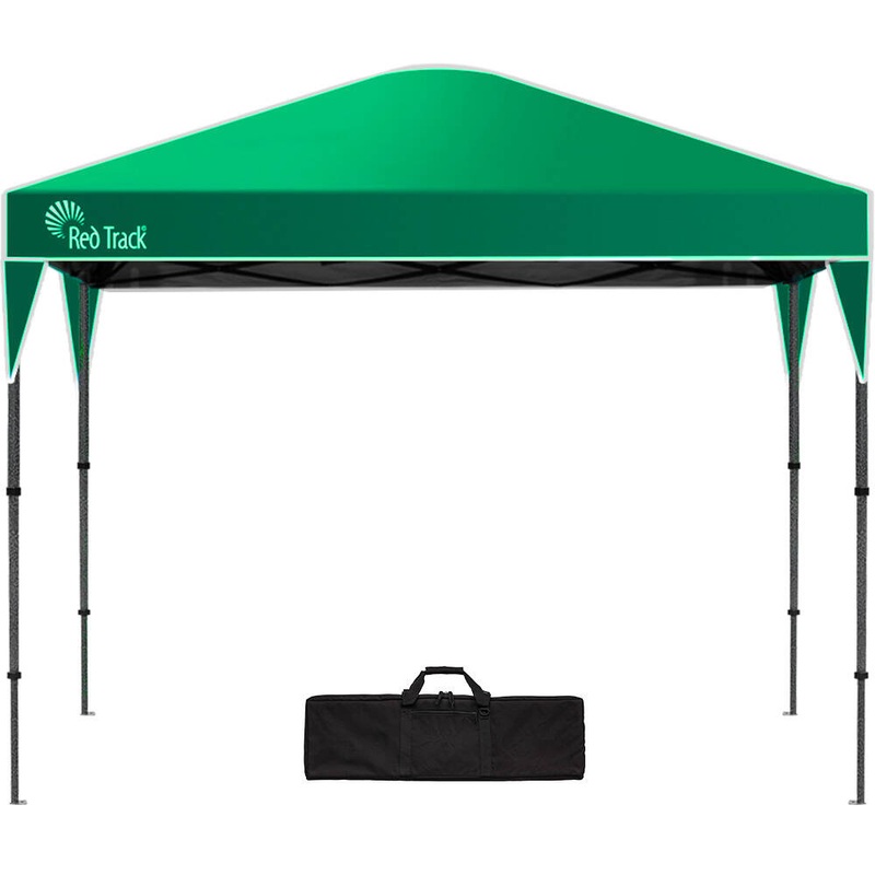 RED TRACK 3.6×2.2m Ultra Compact Folding Gazebo, Carry bag, Portable Outdoor Popup Marquee for Camping Beach, Green