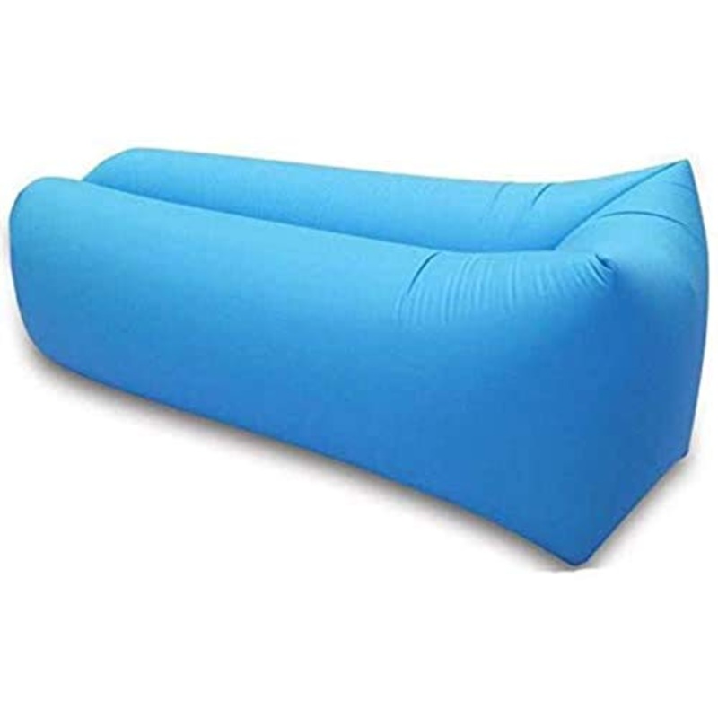 Appoggio Auto Gonfiabile Letto all’aperto Pigro Gonfiabile Divano Air Divano Air Bag Base Portatile della Tasca Divano-Letto Camping Spiaggia Divano-Letto (Color : Blue)