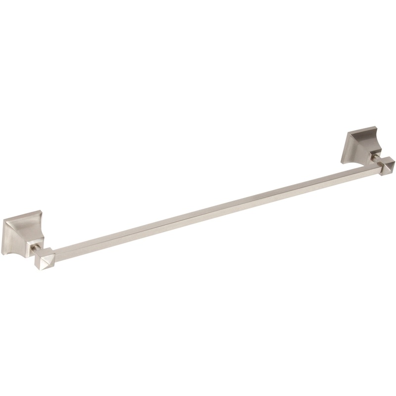 Atlas Homewares Gratitude Bath Towel Bar 18 Inch Single Brushed Nickel