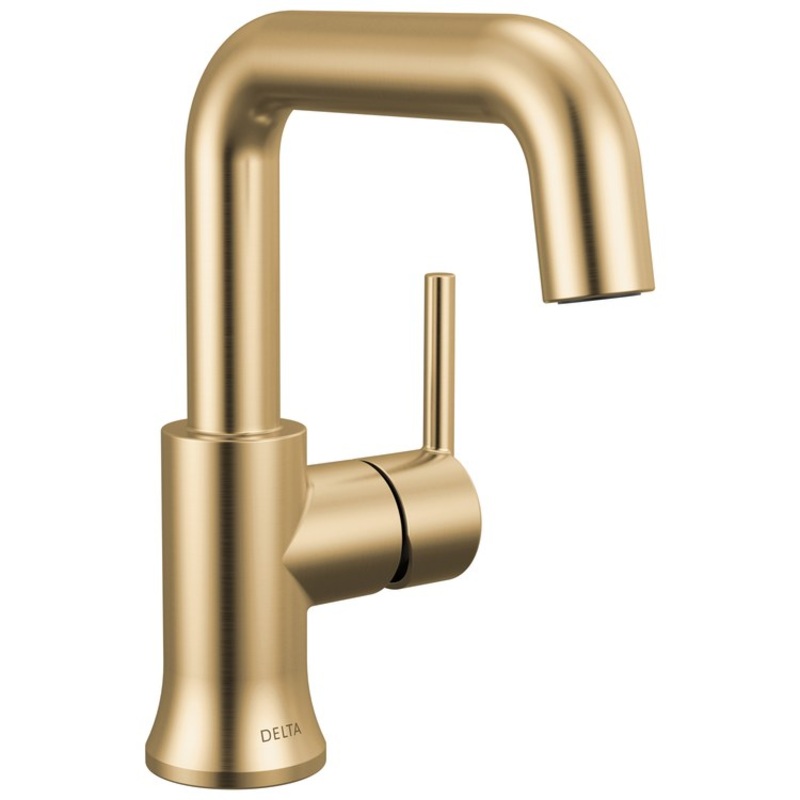 Lavatory Faucet Trinsic 1 Lever ADA WaterSense/CALGreen Champagne Bronze 1.2 Gallons per Minute Deck Mount Metal Pop-Up Drain 1 Hole