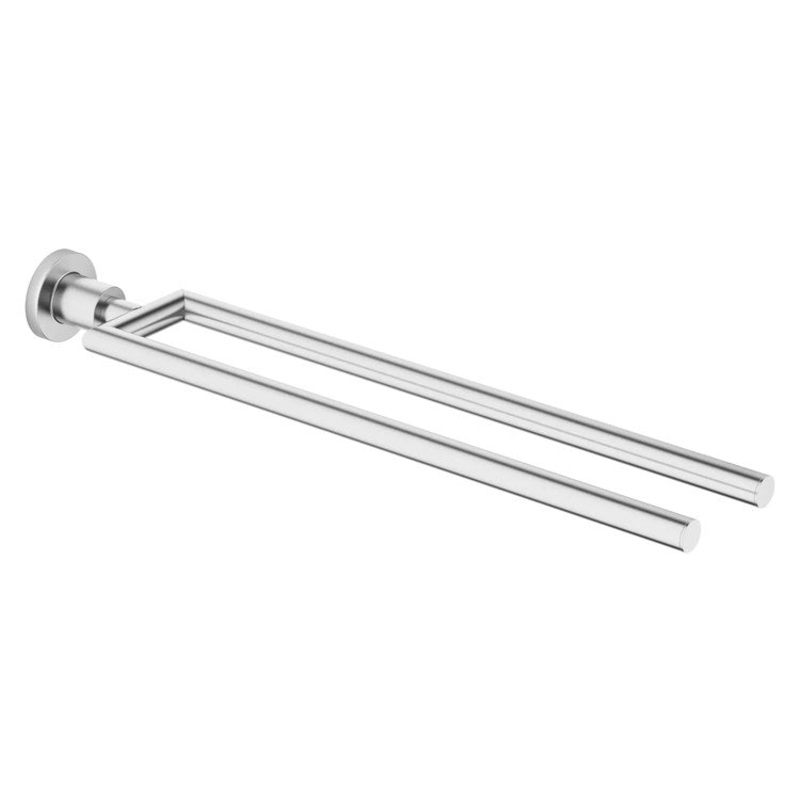 Towel Bar TARA 2-Piece Fixed Brushed Chrome
