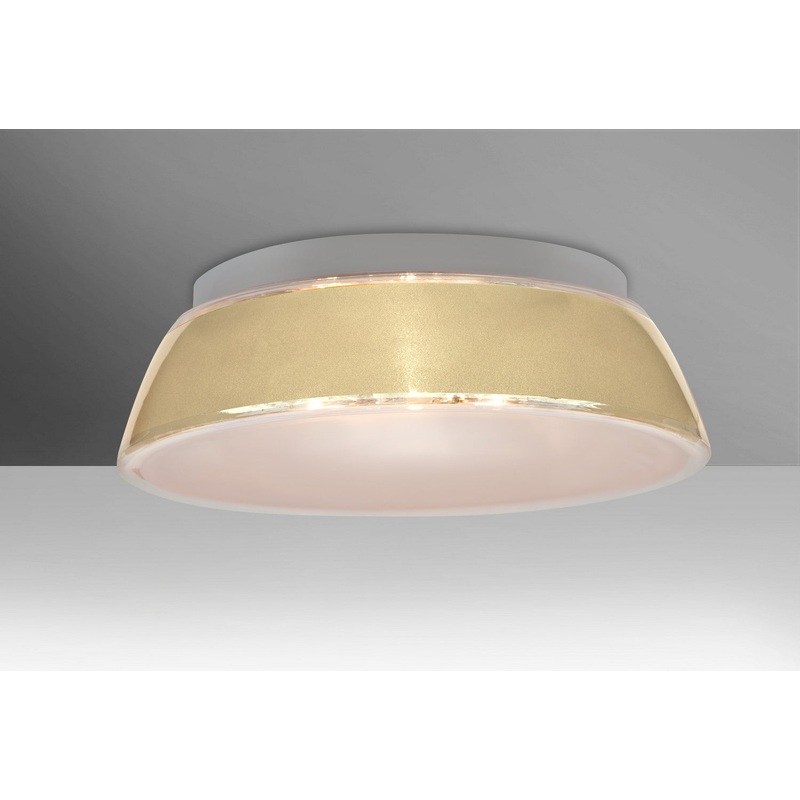 Besa 9662CRC-LED Pica Three Light Ceiling Mount
