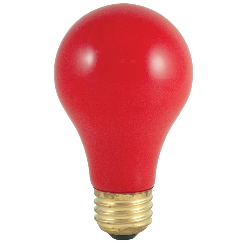 Bulbrite 106740 Colored Light Bulb Ceramic Red