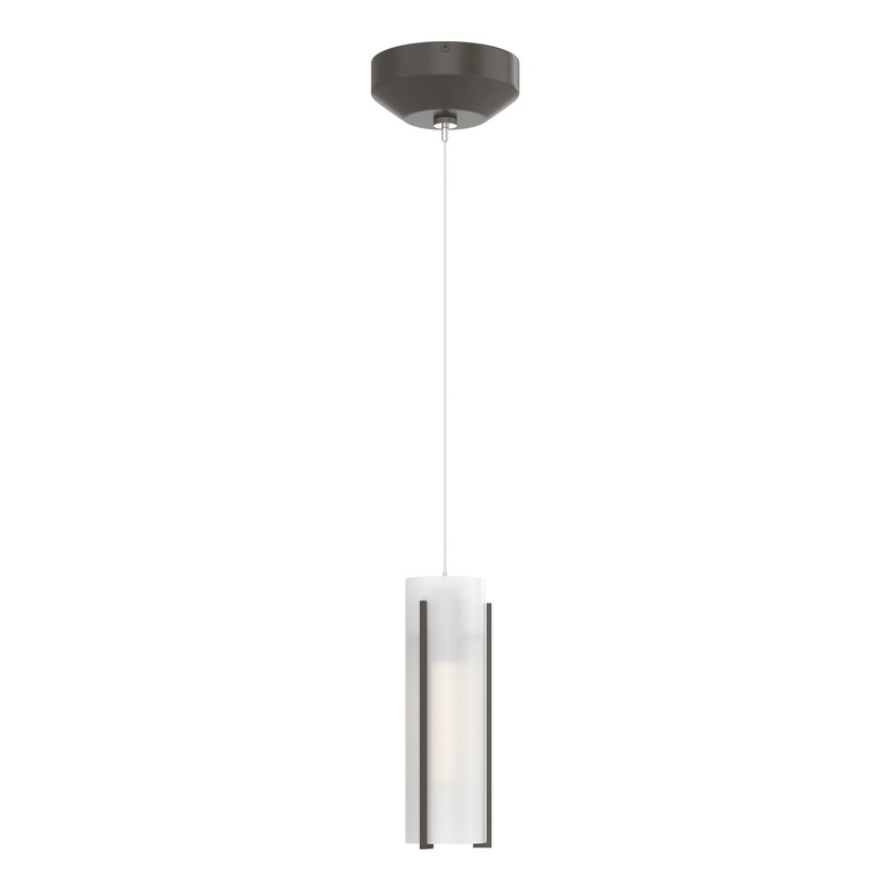 Exos Glass Low Voltage Mini Pendant Dark Smoke Opal Glass (GG)