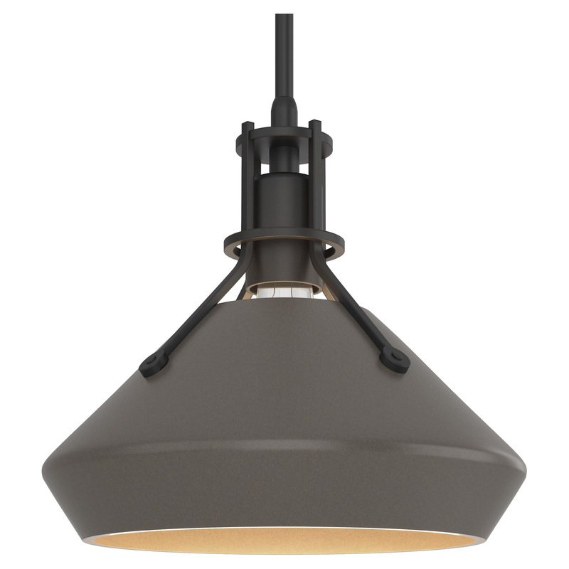 Henry Pendant with Chamfer Black Dark Smoke