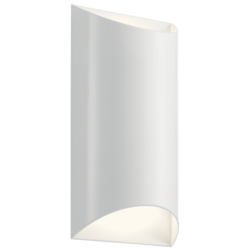 Kichler 49279WHLED LED Outdoor Wall Mount, White