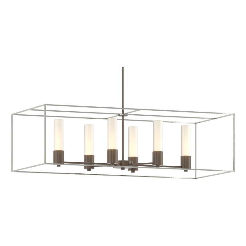Portico Pendant Bronze Sterling Opal Glass (GG)