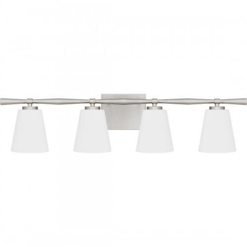 Quoizel BID8631BN Brindley Bath 4 lights brushed nickel. Bath Light