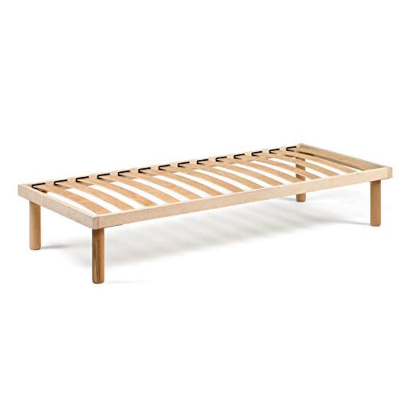 Talamo Italia Rete ortopedica Siesta, adatto a letto singolo, 100% Made in Italy, Rete a doghe in legno, cm 80x190h31