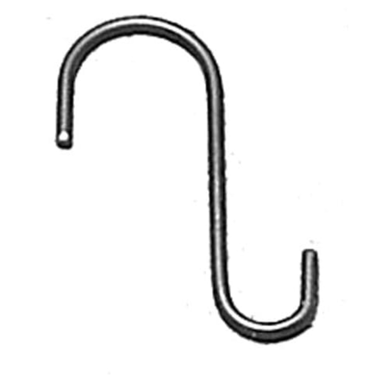 Village Wrought Iron SH-4-OS S Hook 4 InchL and 3/4 InchW and 1 3/8 Inch W