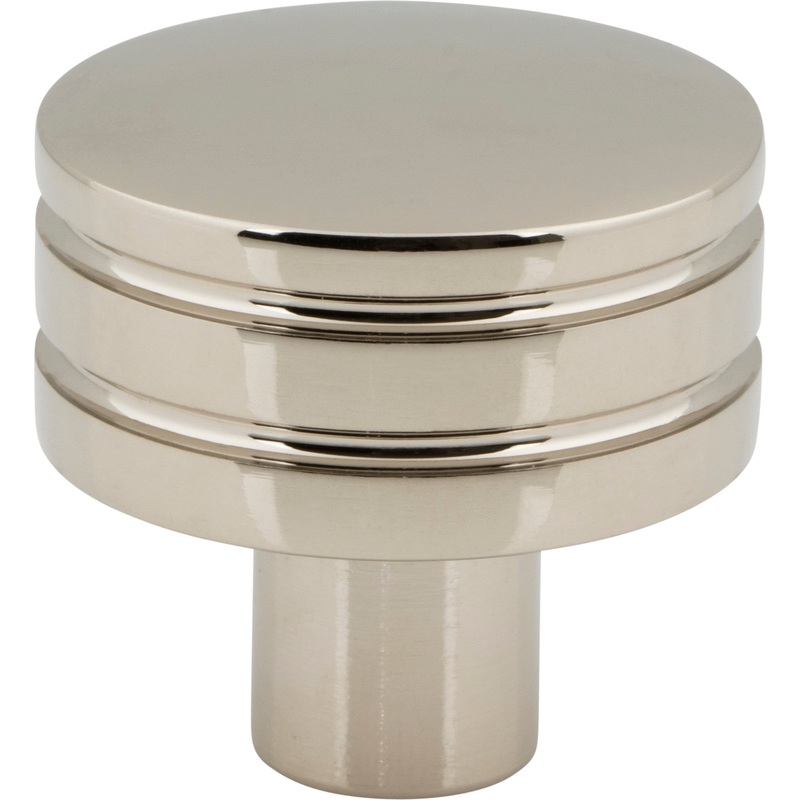 Atlas Homewares Griffith Knob 1 1/4 Inch Polished Nickel