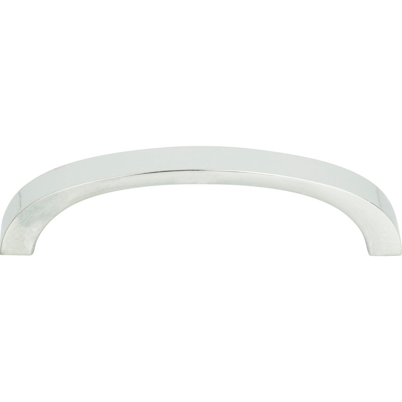 Atlas Homewares Tableau Curved Pull 3 Inch (c-c) Polished Chrome