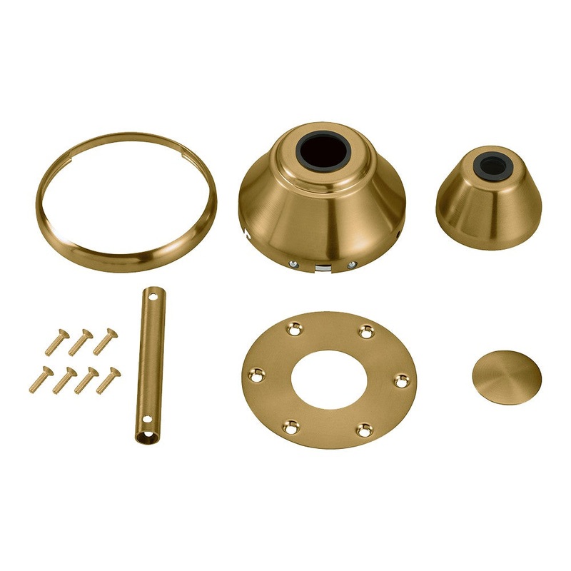 Custom Finish Kit from the Maverick Collection in Burnished Brass Finish by Visual Comfort Fan