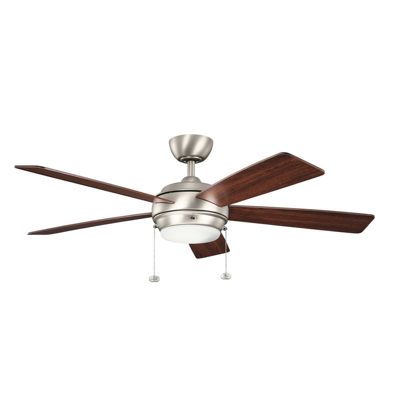 Kichler 330174NI 52″ Ceiling Fan, Brushed Nickel