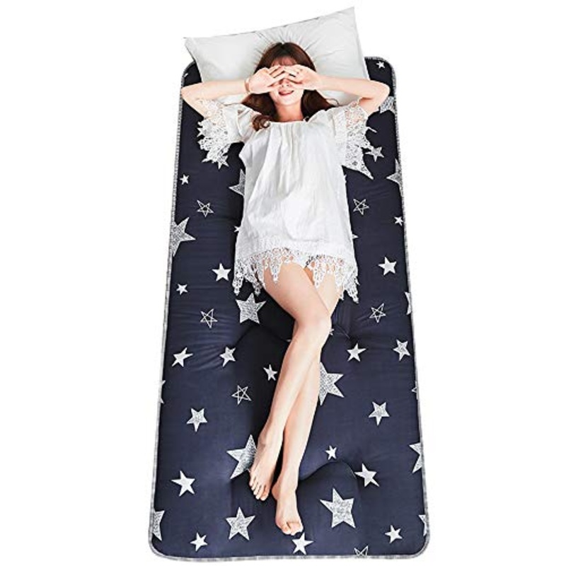 Lettino da Massaggio Pieghevole futon Soft Spessore dormitorio Mattress Pad Dormire Tatami Tappetino 4 Centimetri di Spessore per Tattoo Beauty Salon (Color : Muti Color 1, Size : 90x200x4cm)