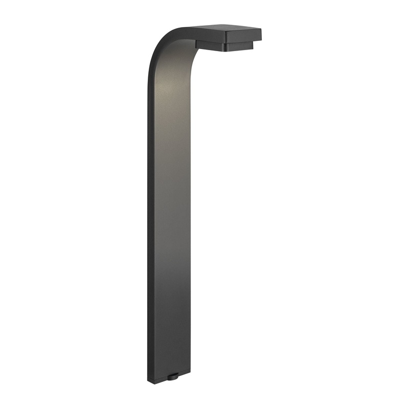 12 Volt LED 22.5″ Curved Path Light Textured Black 3000K