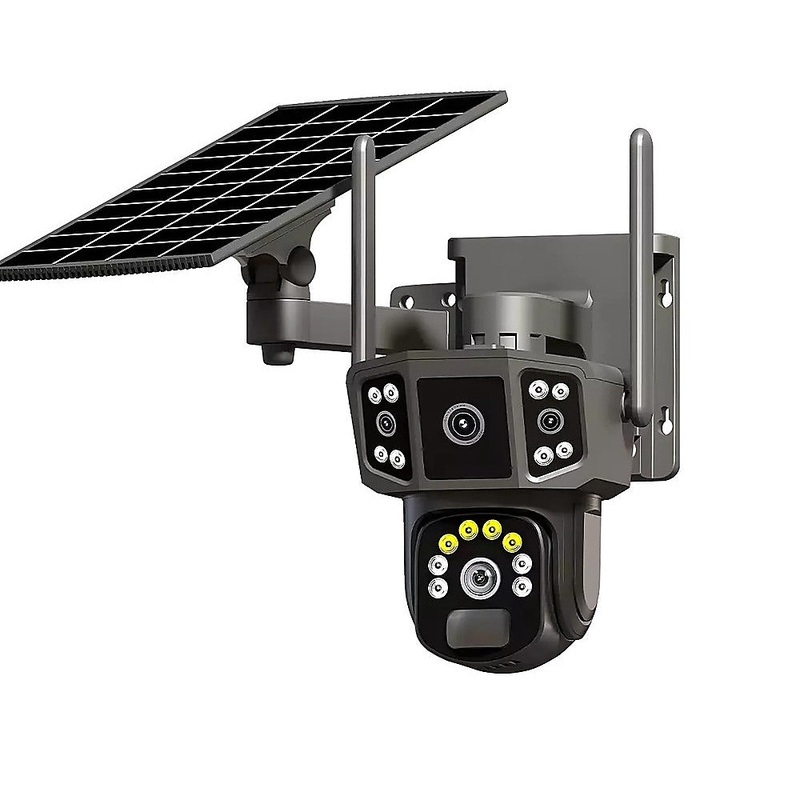 9MP Wireless Solar Camera WIFI Security Outdoor Battery PTZ CCTV Home House V380