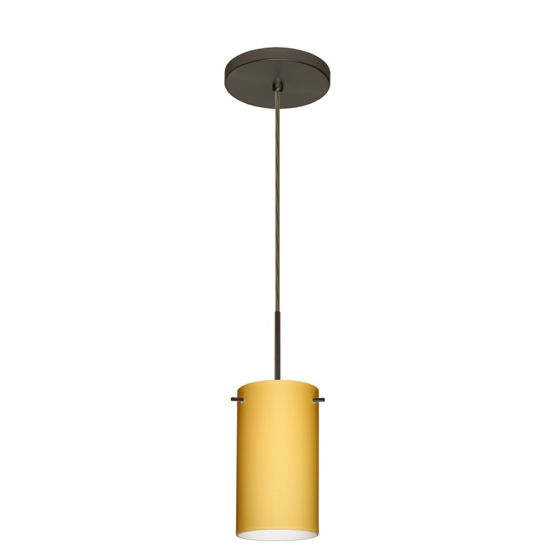 Besa 1BT-4404VM-HAL-BR Stilo One Light Pendant Bronze (Discontinued)