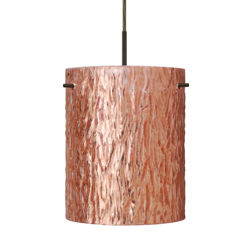 Besa J-4006CS-BR Besa Tamburo 8 Pendant One Light Pendant Bronze