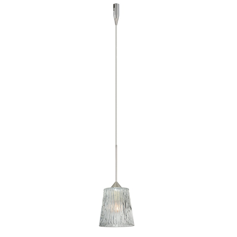 Besa RXP-512500-SN Nico One Light Pendant Satin Nickel