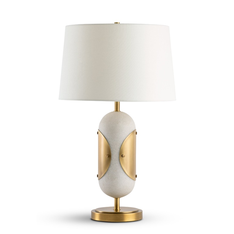 Ovaro Table Lamp White