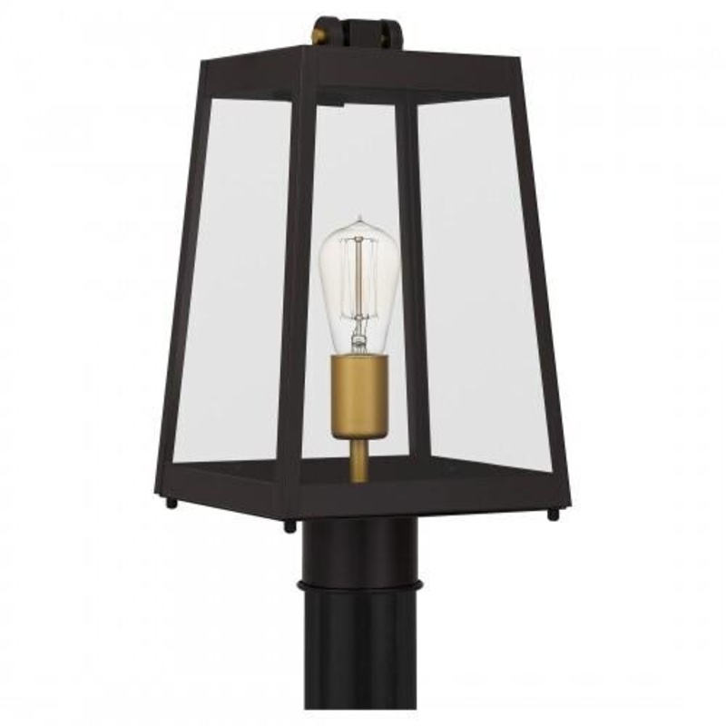 Quoizel AMBL9008WT Amberly Grove Outdoor post 1 light western bronze Outdoor