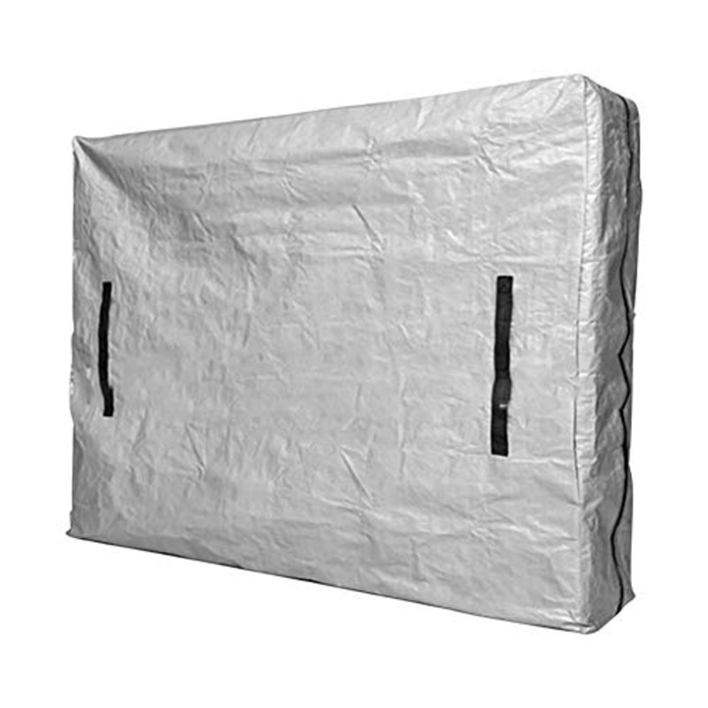 Sacchetti per materasso con cerniera completamente impermeabili per lo stoccaggio in movimento, fodera protettiva per materasso con 8 maniglie rinforzate, forniture per traslochi riutilizzabili