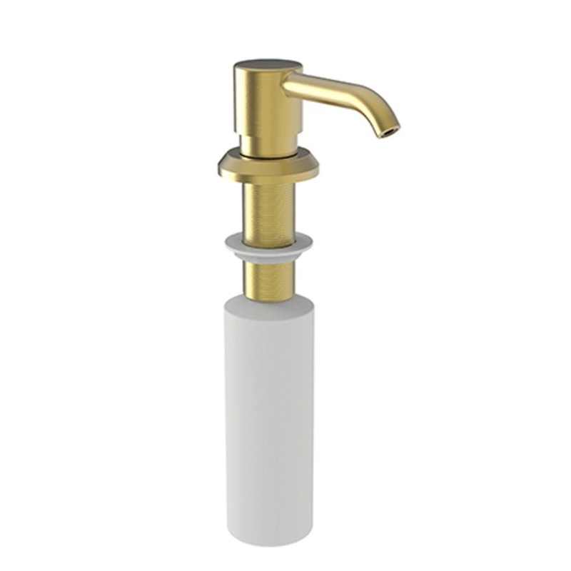 Soap Dispenser Jeter Satin Gold PVD Deck Mount Brass Pump