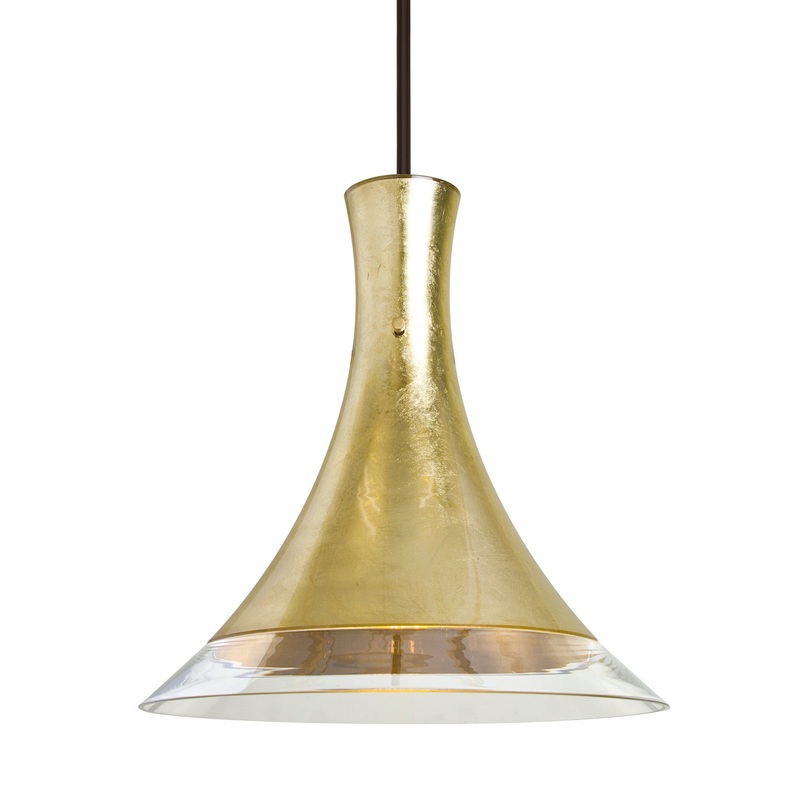 Besa 1TT-RIOGF-BR Rio One Light Pendant Bronze