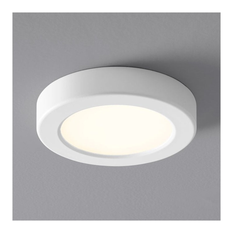Elite Single-Light 5.5″ LED Flush Mount Ceiling Fixture – White