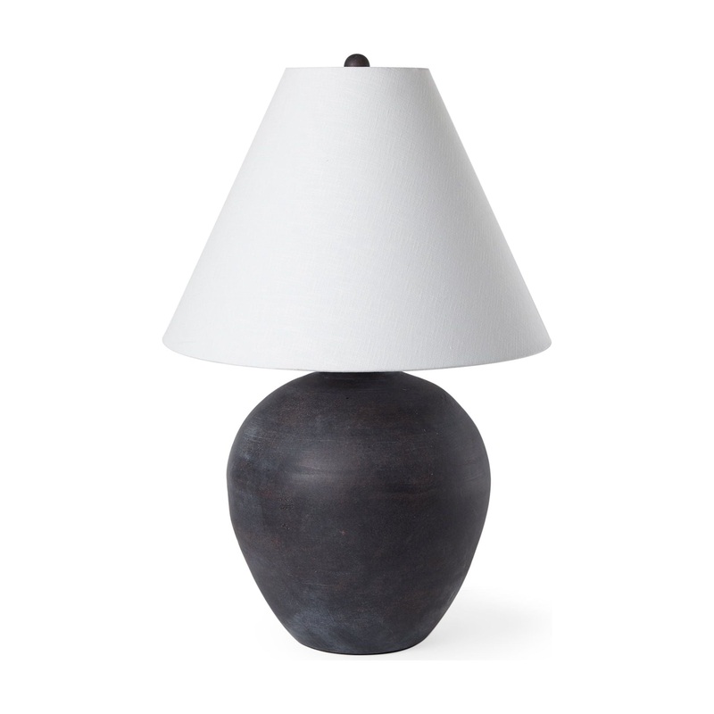Marvin Table Lamp Black Ceramic