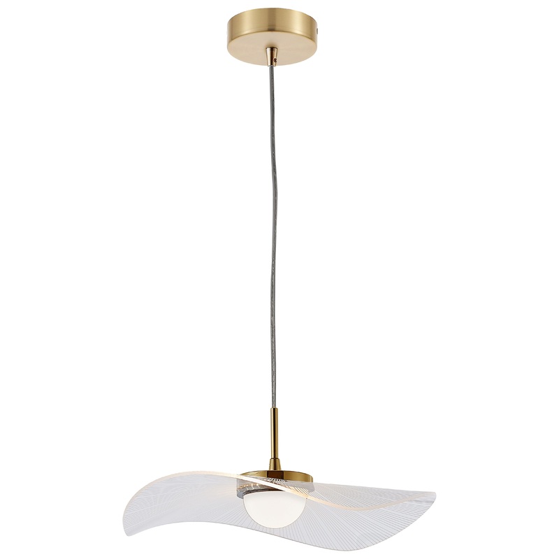 Percival 10W Pendant Aged Brass