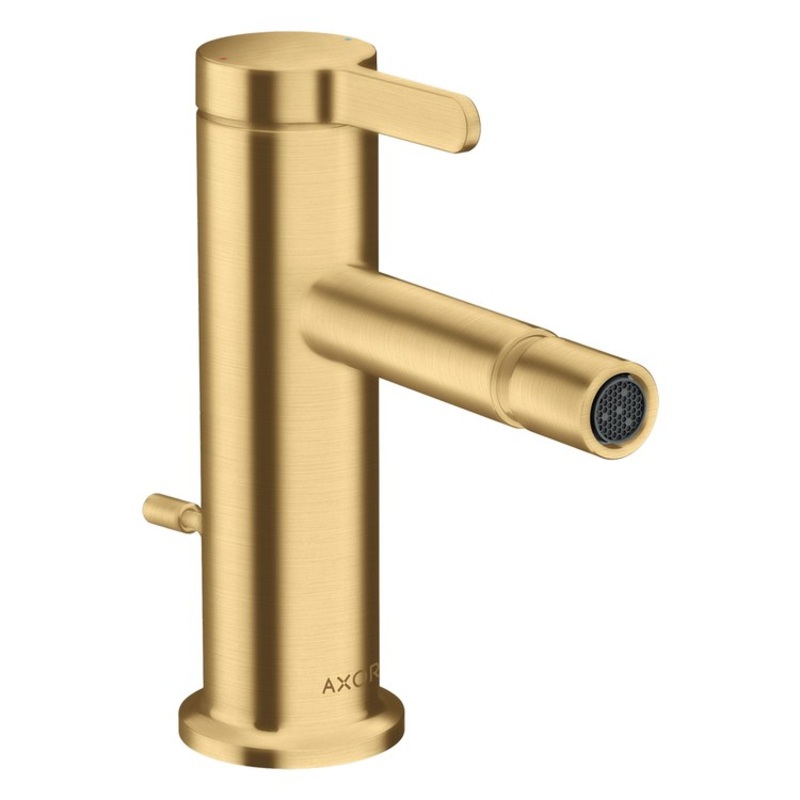 Bidet Faucet One 1 Lever ADA Brushed Gold Optic Pop-Up 1 Hole