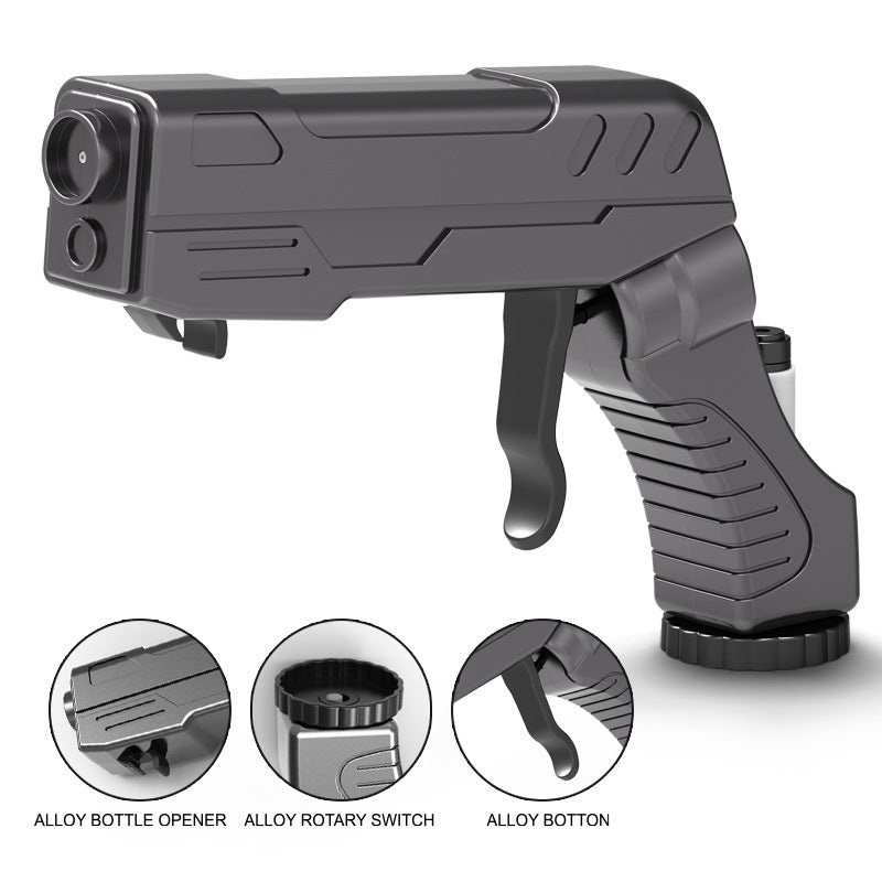 Black Alloy Edition Party Atmosphere Setting Tools Party Atmosphere Props – Novelty Beer Bottle Ejector & Stopper