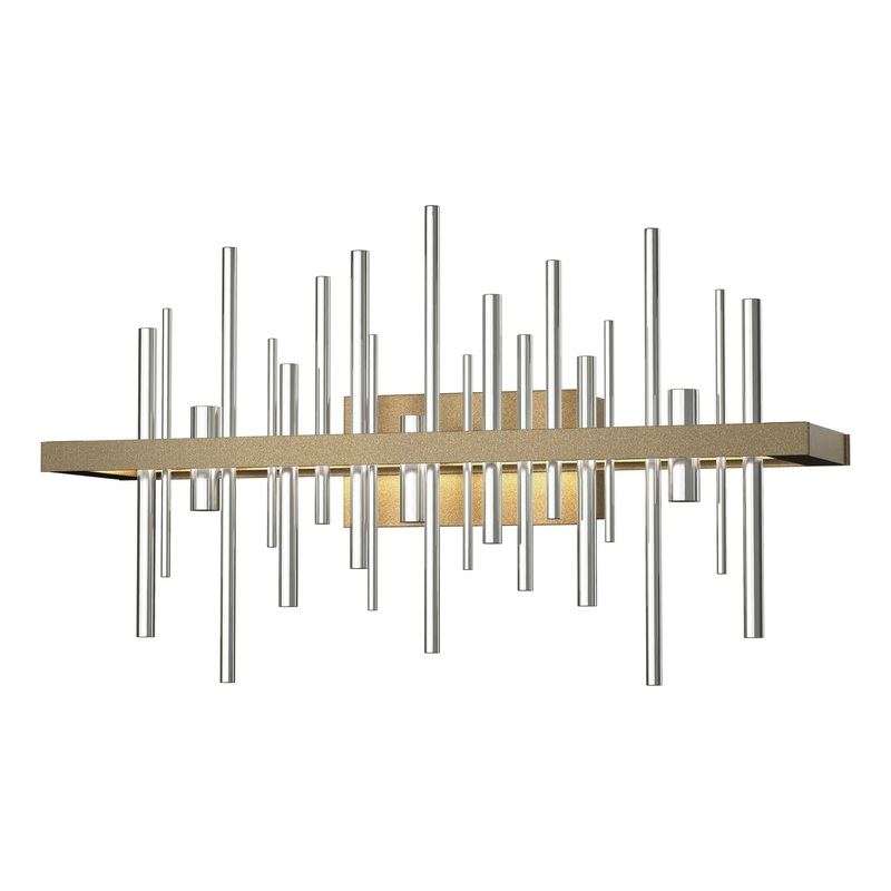 Cityscape LED Sconce Soft Gold Sterling